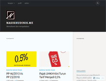 Tablet Screenshot of nasikhudinisme.com